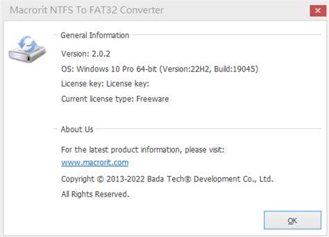 Macrorit NTFS to FAT32